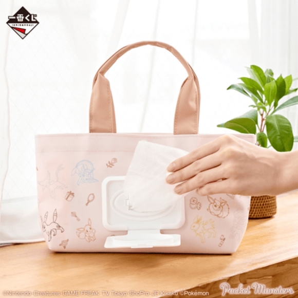 Pokemon Eevee Eevolutions Pink Tote Hand Bag - Picture 5 of 5